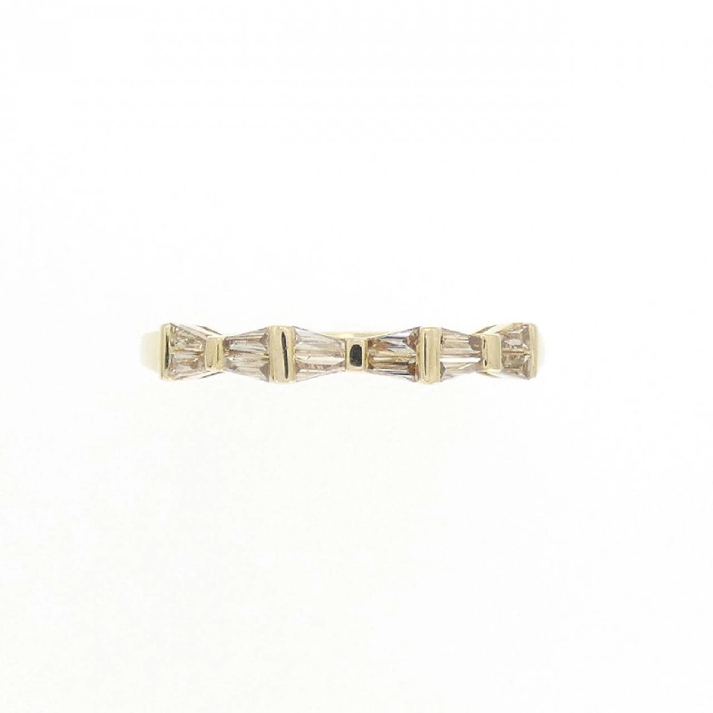 Nhẫn kim cương K18YG hình ruy băng 0.30CT 672683