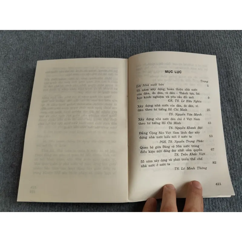 55 NĂM XÂY DỰNG NHÀ NƯỚC CỦA DÂN, DO DÂN, VÌ DÂN. MỘT SỐ VẤN ĐỀ LÝ LUẬN VÀ THỰC TIỄN 694821