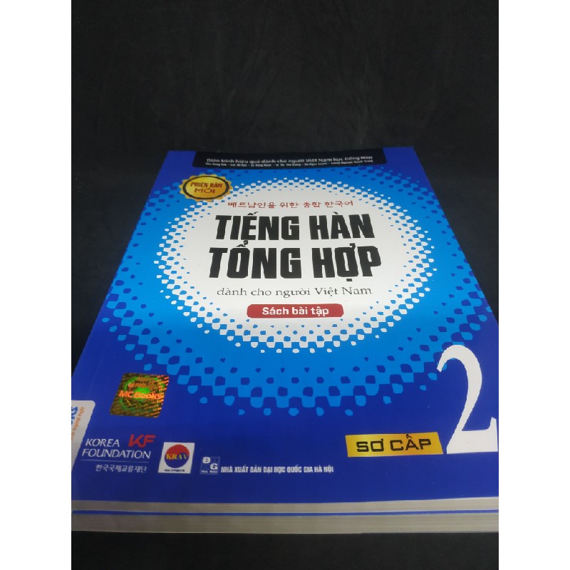 Bộ 2 cuốn tiếng Hàn tổng hợp dành cho người Việt Nam 2 (sách học + bài tập) mới 90% HCM1502 38557