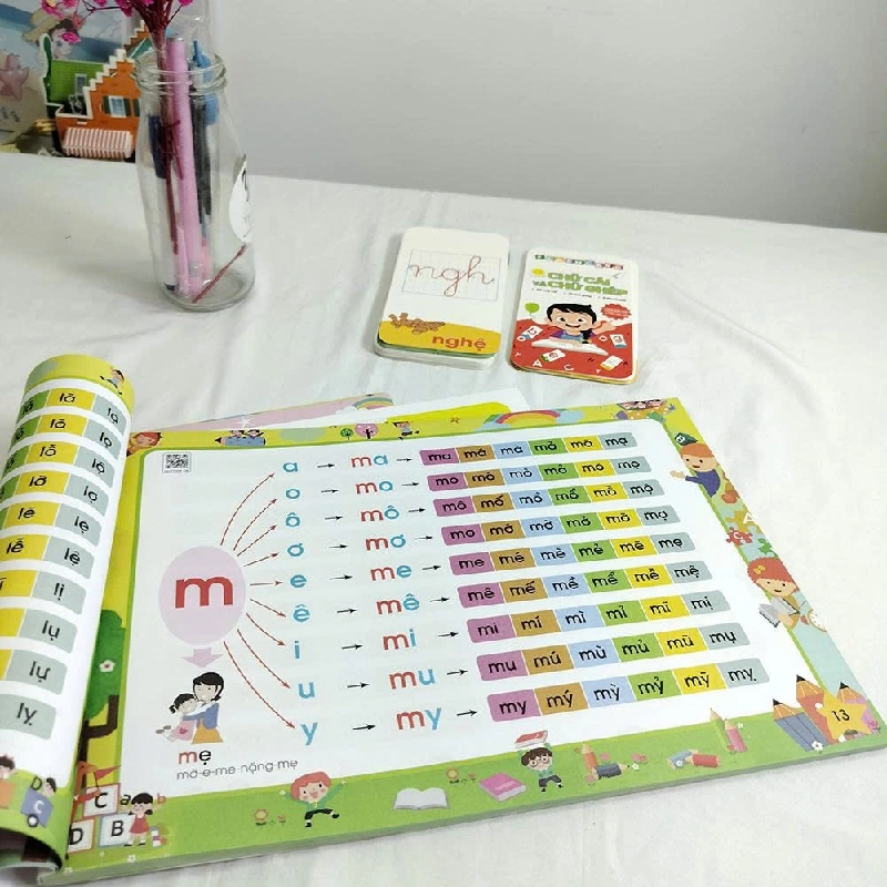 Sách - Tập đánh vần Tiếng Việt Phiên bản 2025 kèm file đọc và video hướng dẫn ghép vần cho bé 4-6 tuổi 531115