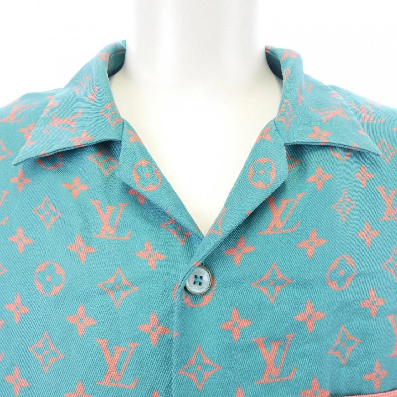 Áo sơ mi ngắn tay lụa Monogram Louis Vuitton HTS06WUPP S/S - Hàng hiệu Chính hãng 889953