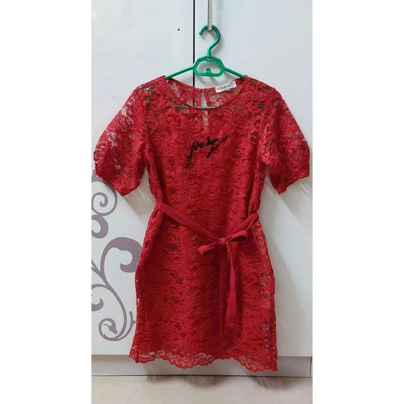 Đầm yếm xanh sz S 1059342