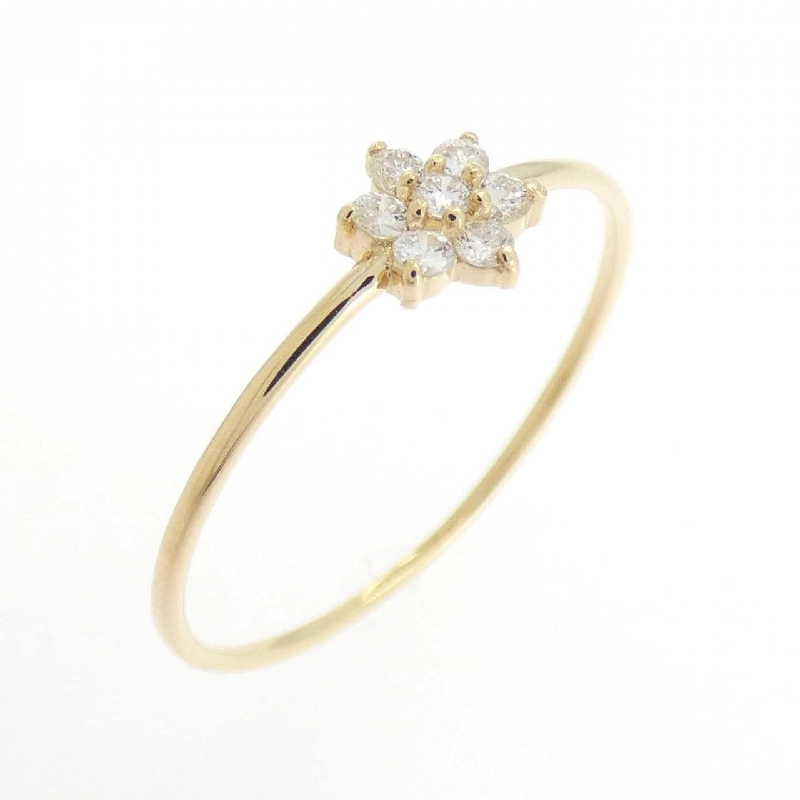 Nhẫn kim cương hoa K18YG 0.10CT - Hàng hiệu Authentic 851492
