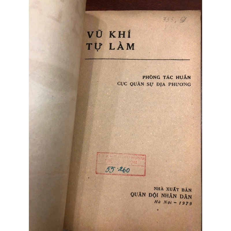 VŨ KHÍ TỰ LÀM - Phòng Tác Huấn Cục Quân Sự Địa Phương 469757