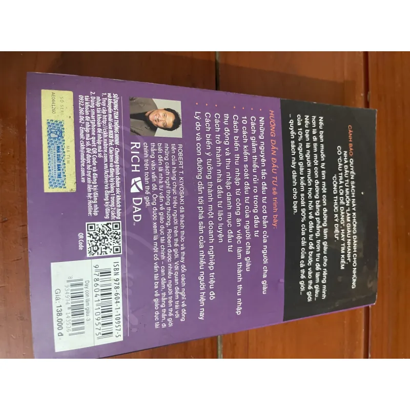 Dạy con làm giàu 3 Hướng dẫn đầu tư Robert Kiyosaki 972270