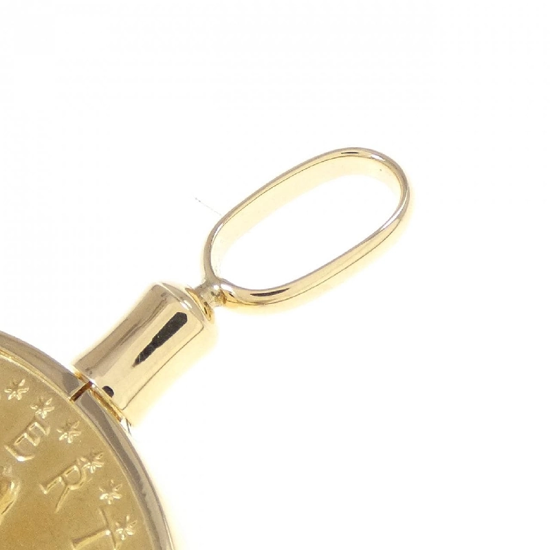 K18YG(枠) Dây chuyền đồng xu - Hàng hiệu Authentic 866318