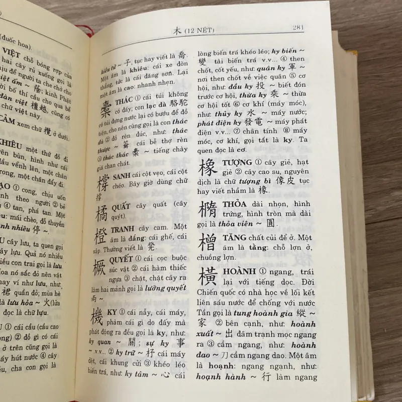 HÁN VIỆT TỰ ĐIỂN, THIỀU CHỬU, Bản bìa cứng 1037844