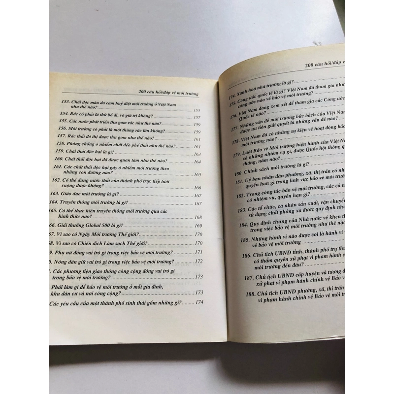 200 CÂU HỎI/ ĐÁP VỀ MÔI TRƯỜNG  523744