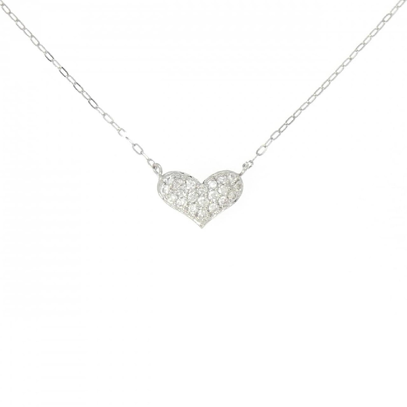 Dây chuyền kim cương pavé hình trái tim PT900/PT850 0.20CT - Hàng hiệu Chính hãng 856770