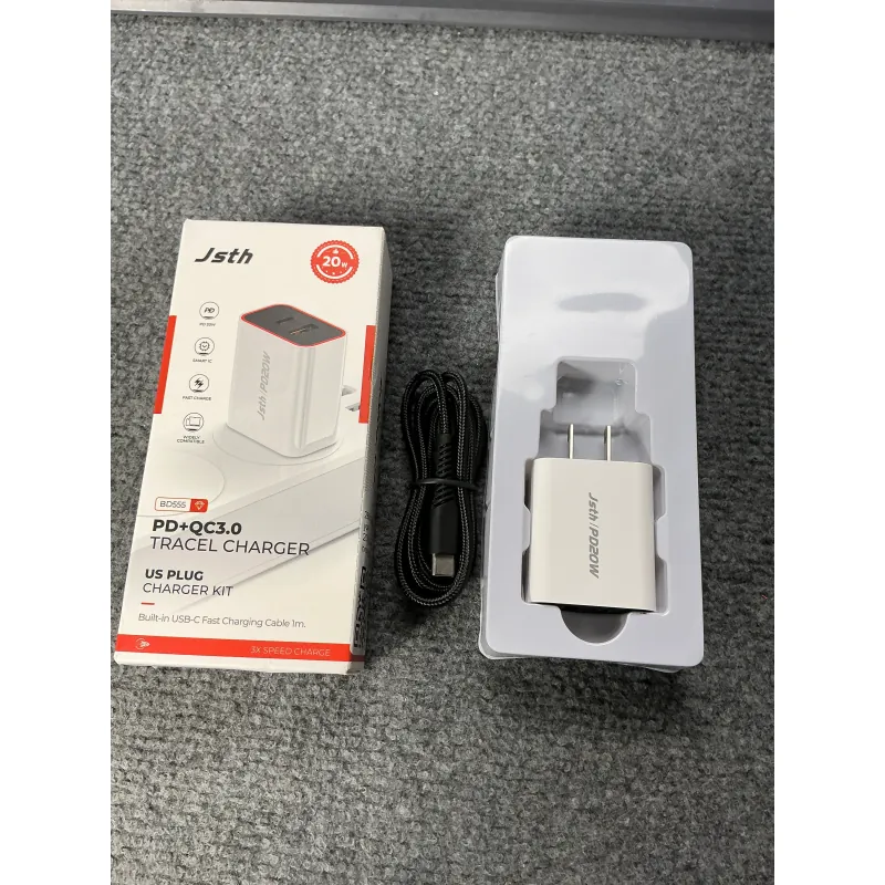 BỘ CỦ SẠC NHANH PD20W CHO IPHONE CHUẨN TYPE-C MỚI MỞ HỘP 673848