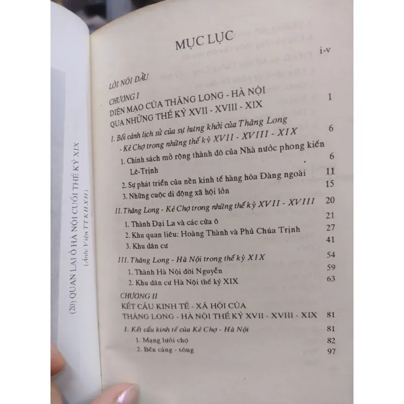 Sách: Thăng Long - Hà Nội TK XVII - XIX (A3) 723187