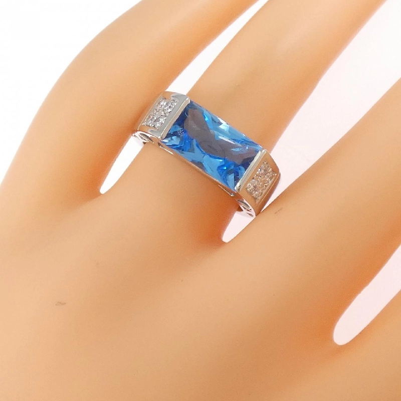 Nhẫn Blue Topaz Tasaki - Hàng hiệu Chính hãng 837690