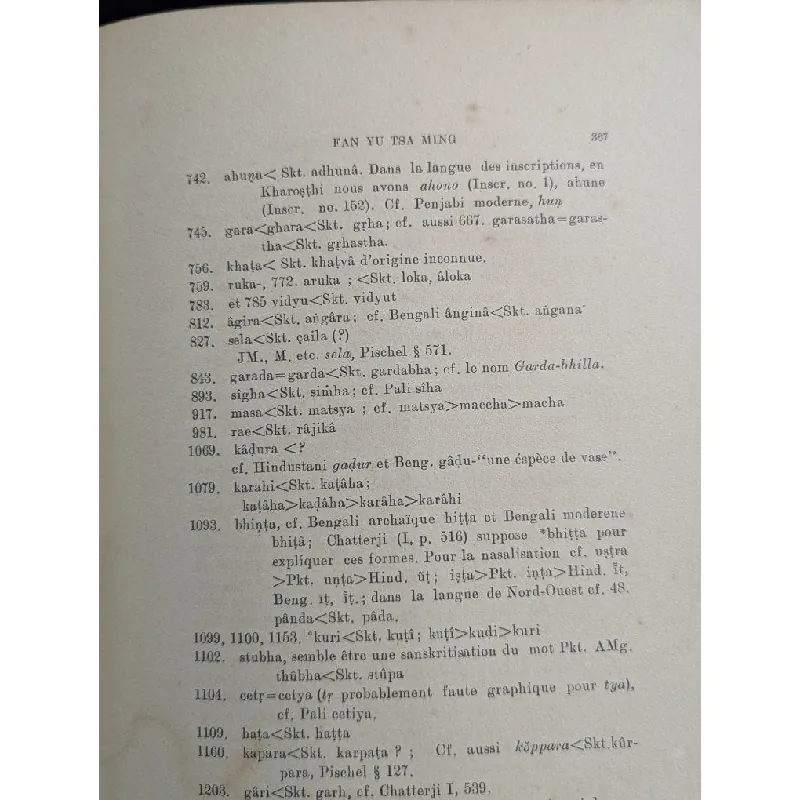 Deux lexiques sanskrit - chinois - Prabodh Chandra bagchi xuất bản 1929 -1937 trọn bộ 726940