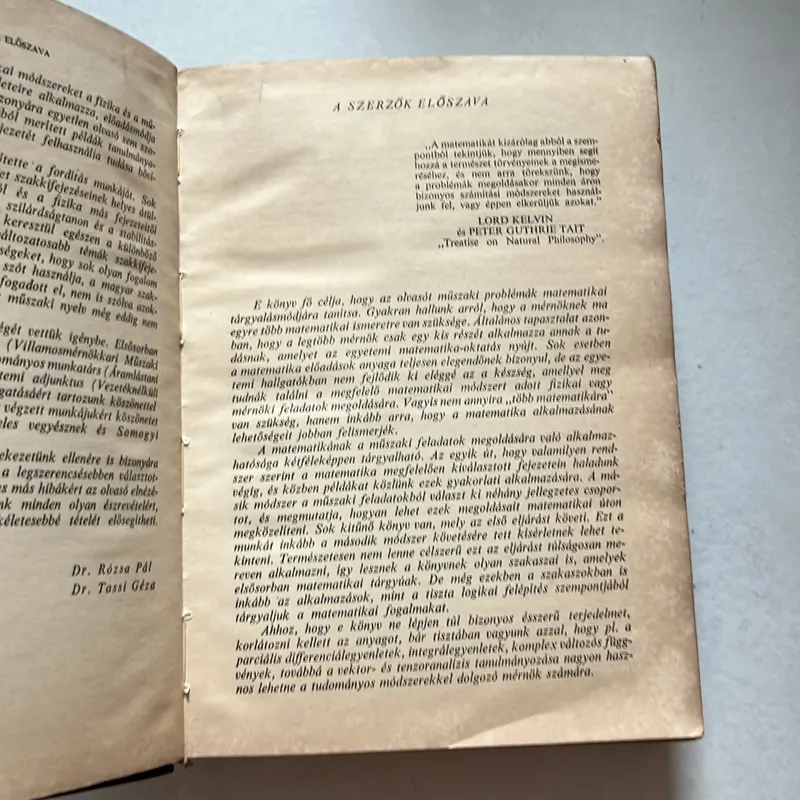 Matematikai Módszerek - Kármán Biot - 1967s 673901