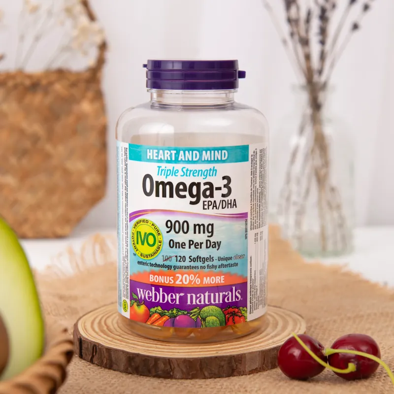 (Hàng CTY mới) Dầu cá Omega Webber Naturals nhập khẩu Canada hộp 120 viên 735869