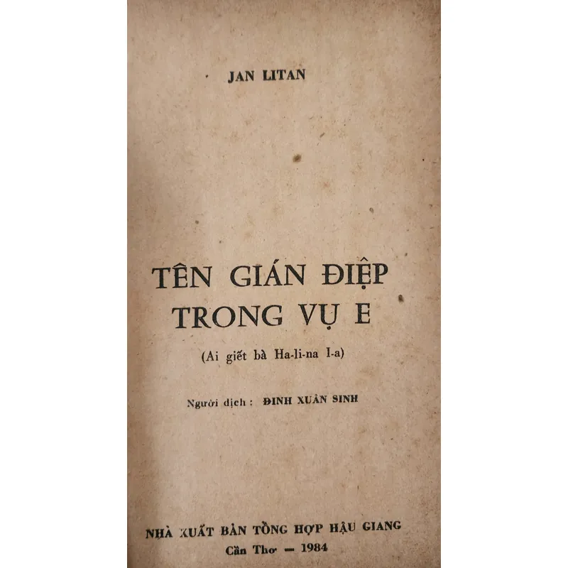 TÊN GIÁN ĐIỆP TRONG VỤ E 702954