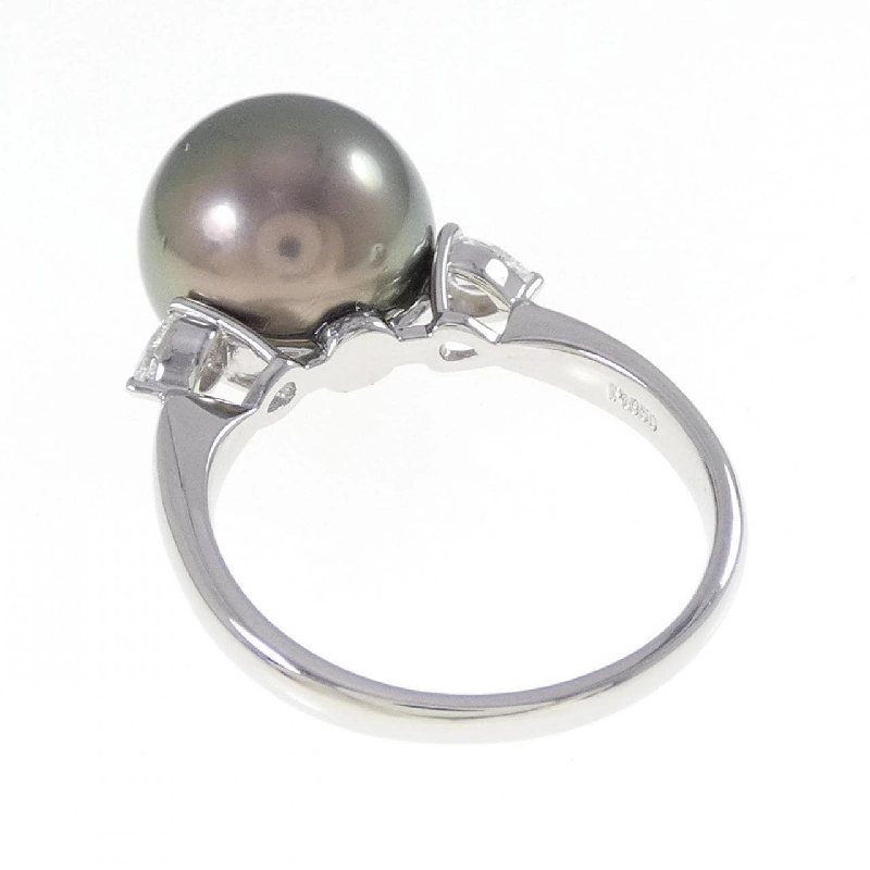 Nhẫn ngọc trai đen PT950 12.8mm - Hàng hiệu Authentic 848486