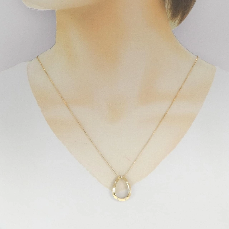 Dây chuyền kim cương K18YG/K18WG 0.21CT - Hàng hiệu Chính hãng 858463