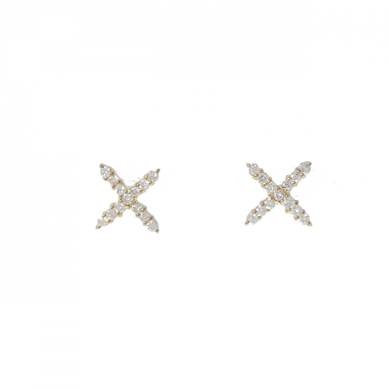 K18YG Bông tai kim cương 0.20CT - Hàng hiệu Chính hãng 875407