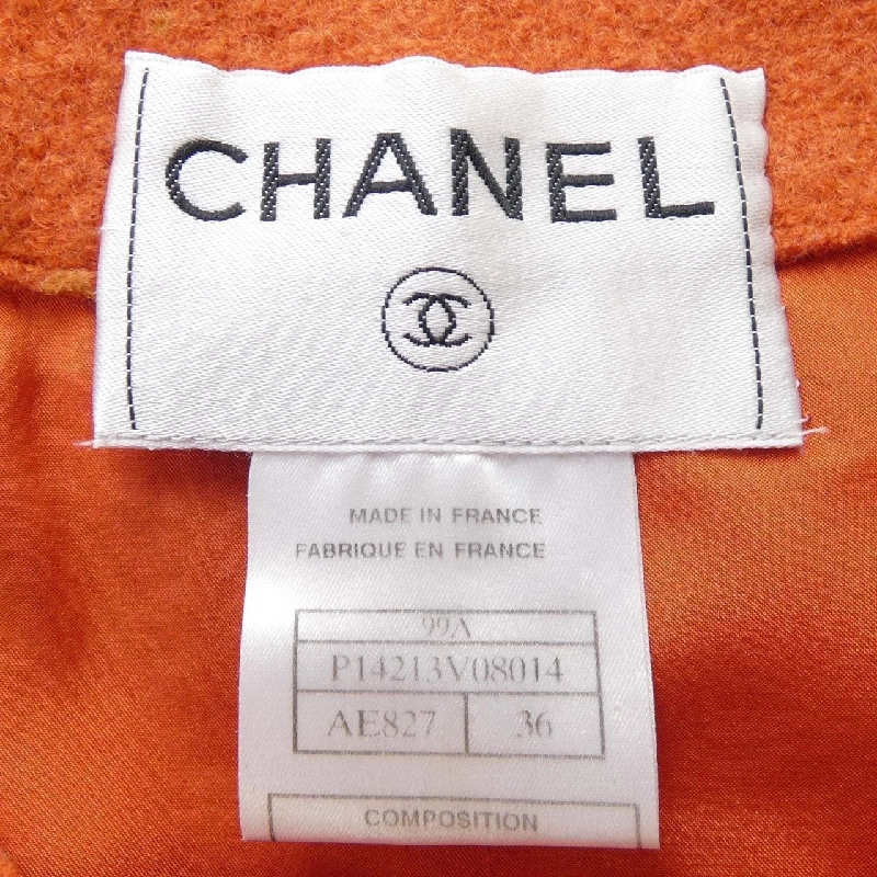 【Mã giảm giá】【Cổ điển】Áo khoác không cổ CHANEL 643435