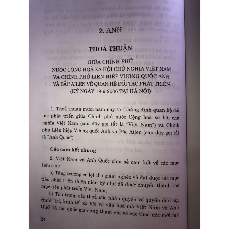 Niên giám các điều ước quốc tế nước cộng hòa xã hội chủ nghĩa Việt Nam ký năm 2006 708743