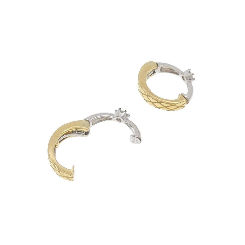 Bông tai kim cương K18YG/K14WG 0.06CT - Hàng hiệu Chính hãng 873070