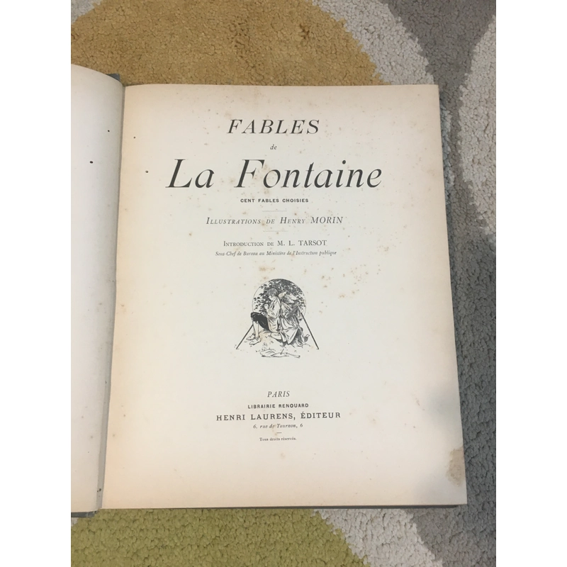 (1925) Fables De La Fontaine (Ngụ ngôn La Fontaine)  - Illustrations de Henry Morin 279540