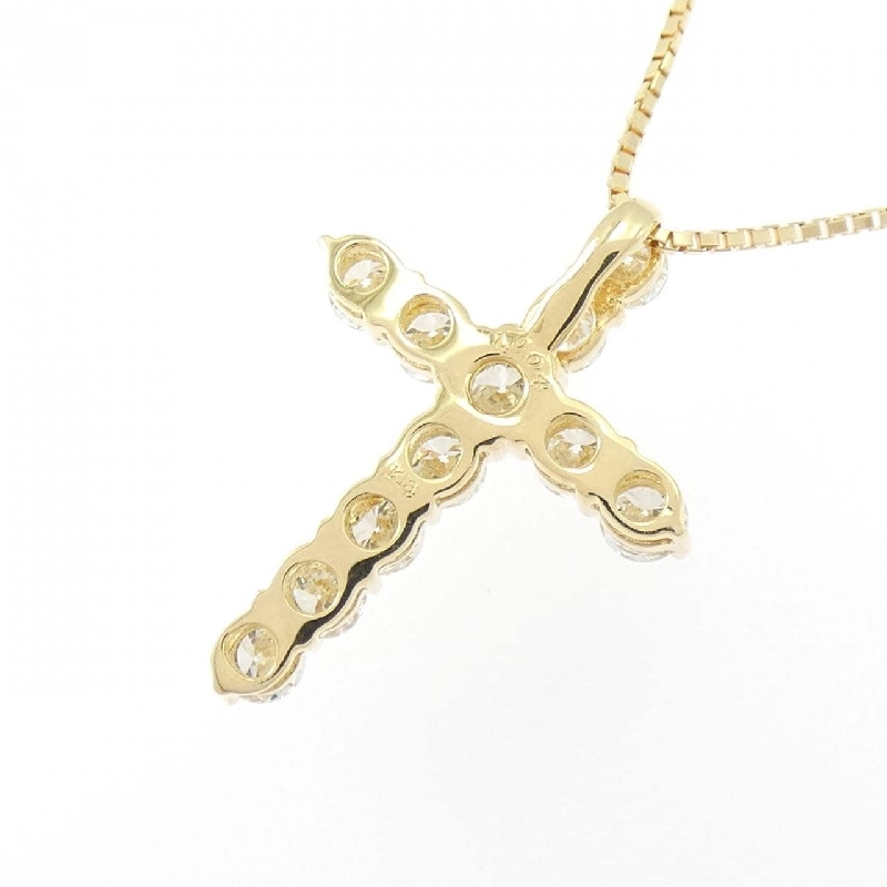 K18YG Dây chuyền kim cương 1.004CT F VS1-SI1 EXT-GOOD - Hàng hiệu Chính hãng 874783