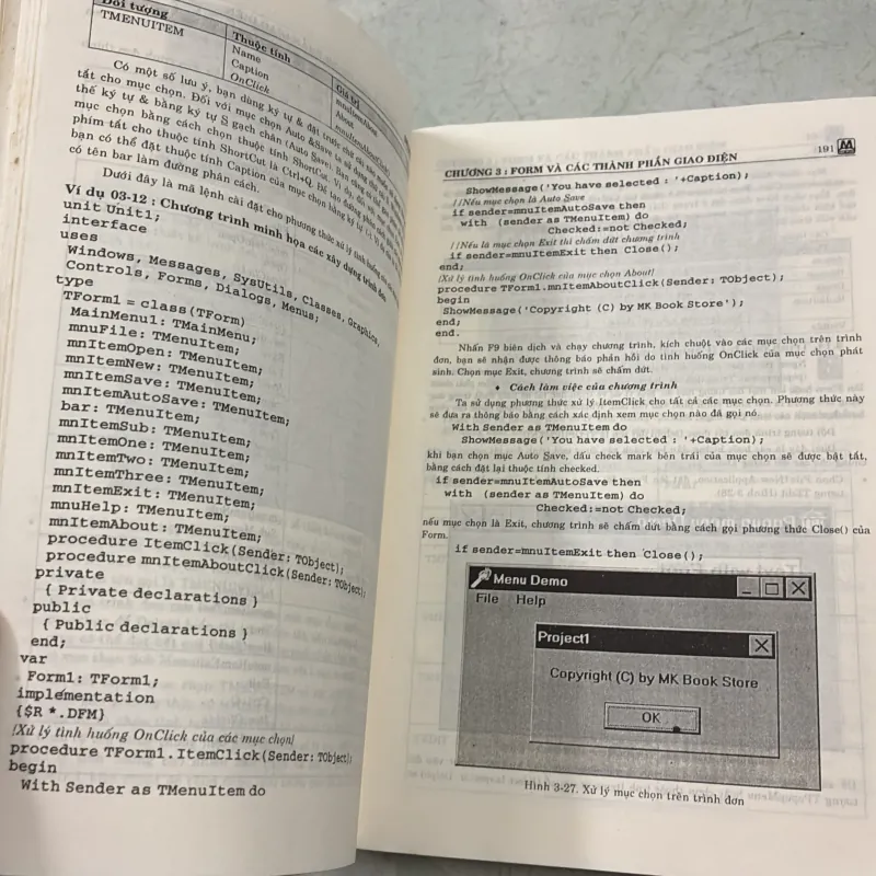 Giáo trình lý thuyết & bài tập Borland Delphi 1006848