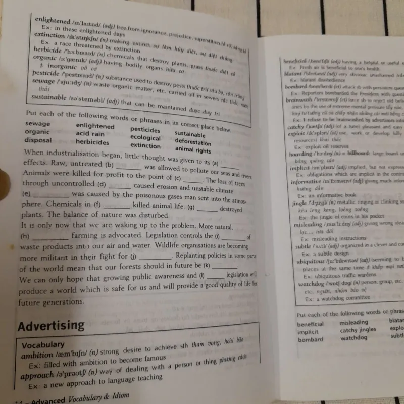 Học Từ vựng và Đặc ngữ tiếng Anh- trình độ Nâng cao. Tg. BJ. Thomas. Dịch Ng. Thành Yến 695448