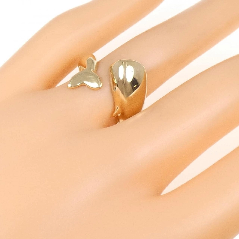 Nhẫn K18YG Cá Voi 672846