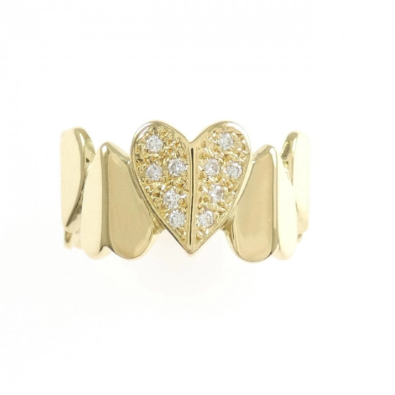 Nhẫn kim cương hình trái tim K18YG 0.17CT - Hàng hiệu Chính hãng 850798