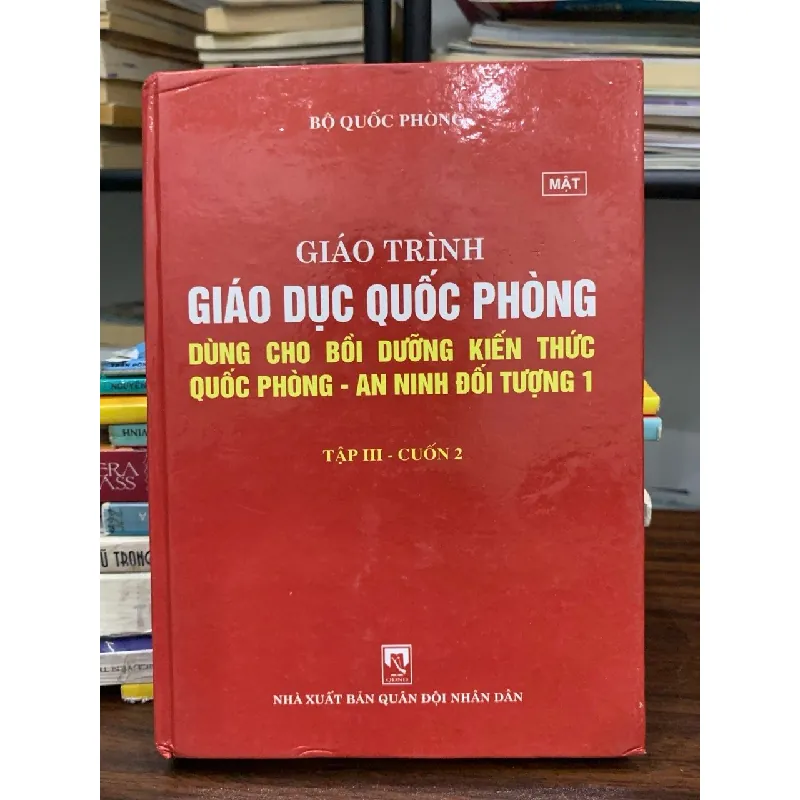 Giáo trình Giáo dục quốc phòng: Tập III – Cuốn 2 588317