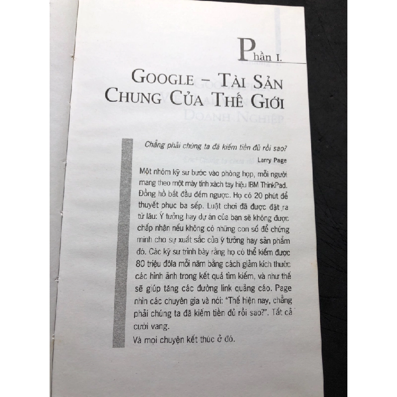 Sắp xếp lại hệ thống thông tin toàn cầu 2007 mới 80% bẩn nhẹ, bìa cứng Larry Page và Google HPB0709 MARKETING KINH DOANH 272324