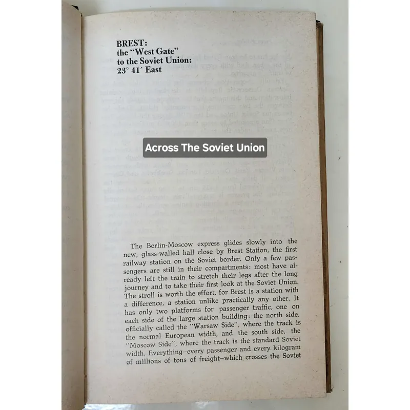 ACROSS THE SOVIET UNION - Franz Kohler 709253