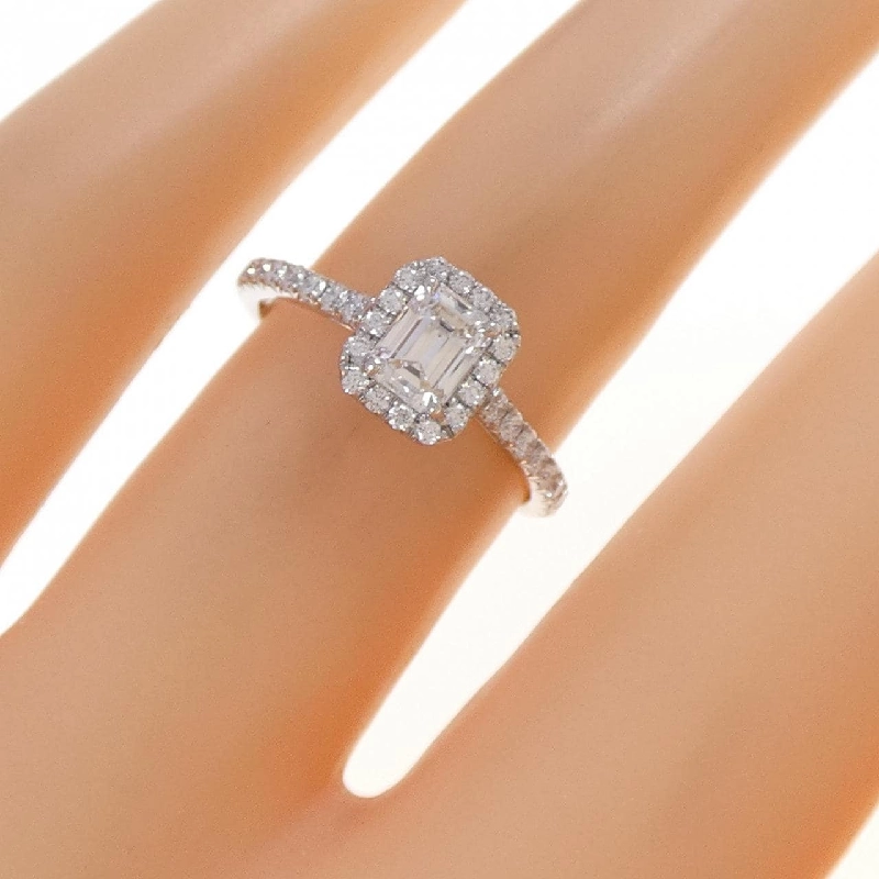 Nhẫn Tiffany Soleste cắt hình vuông 0.40CT F VVS1 - Hàng hiệu Authentic 833265