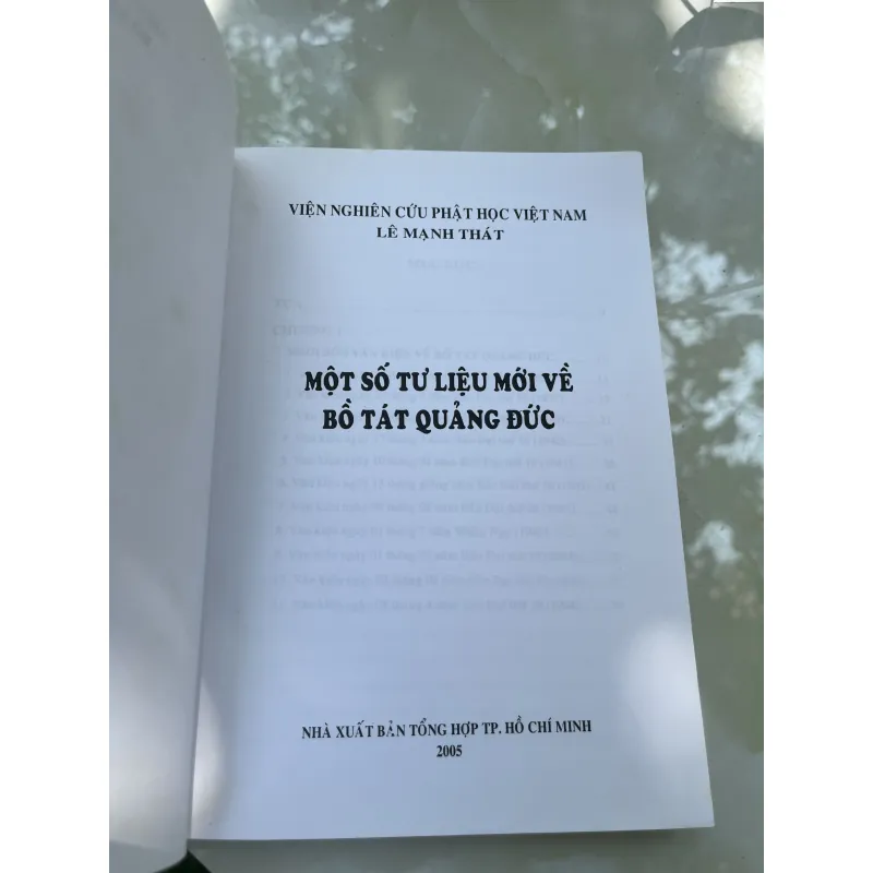 MỘT SỐ TƯ LIỆU MỚI VỀ BỒ TÁT QUẢNG ĐỨC - LÊ MẠNH THÁT 1030034