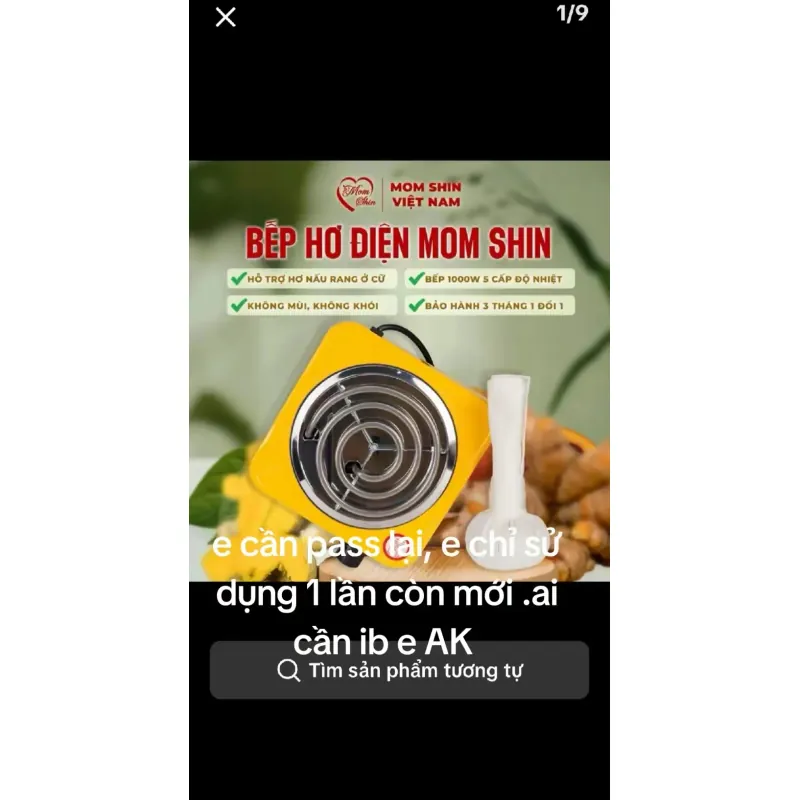 Máy hơ điện sau sinh  1036066