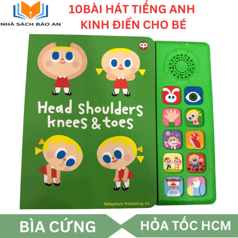 Sách nhạc tiếng anh super simple songs - Head Shoulders Knees & Toes gồm 10 bài hát 969862