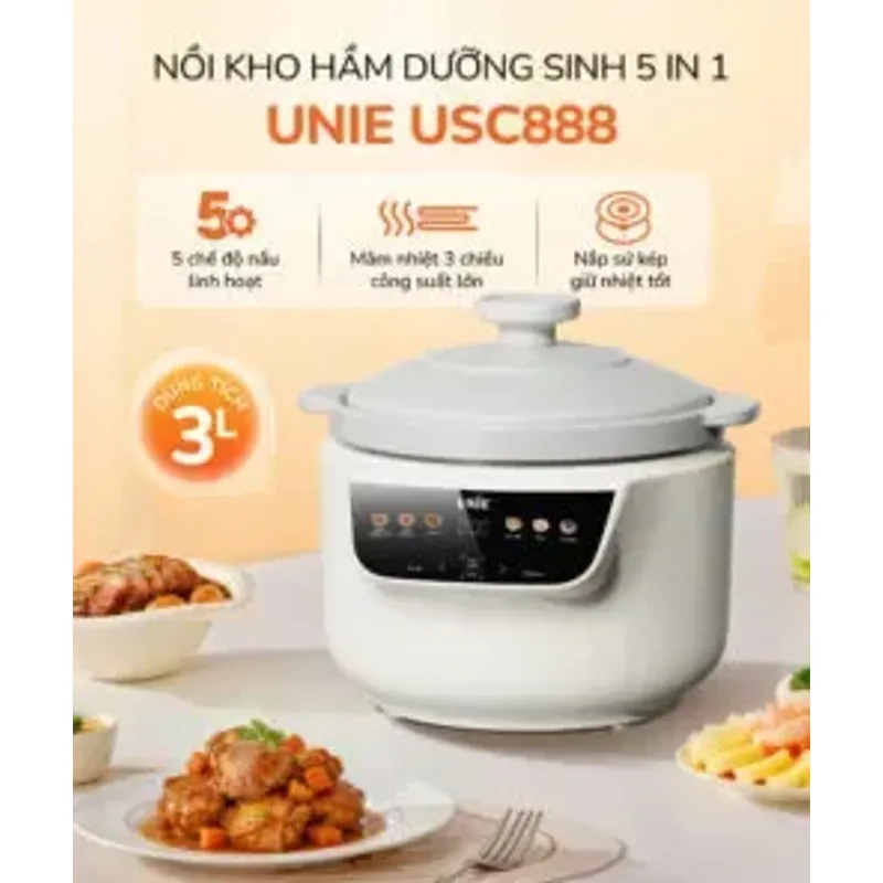 🍲 UNIE USC888 – Nồi dưỡng sinh cao cấp, giữ trọn dưỡng chất – lành tính cho sức khỏe! 715286