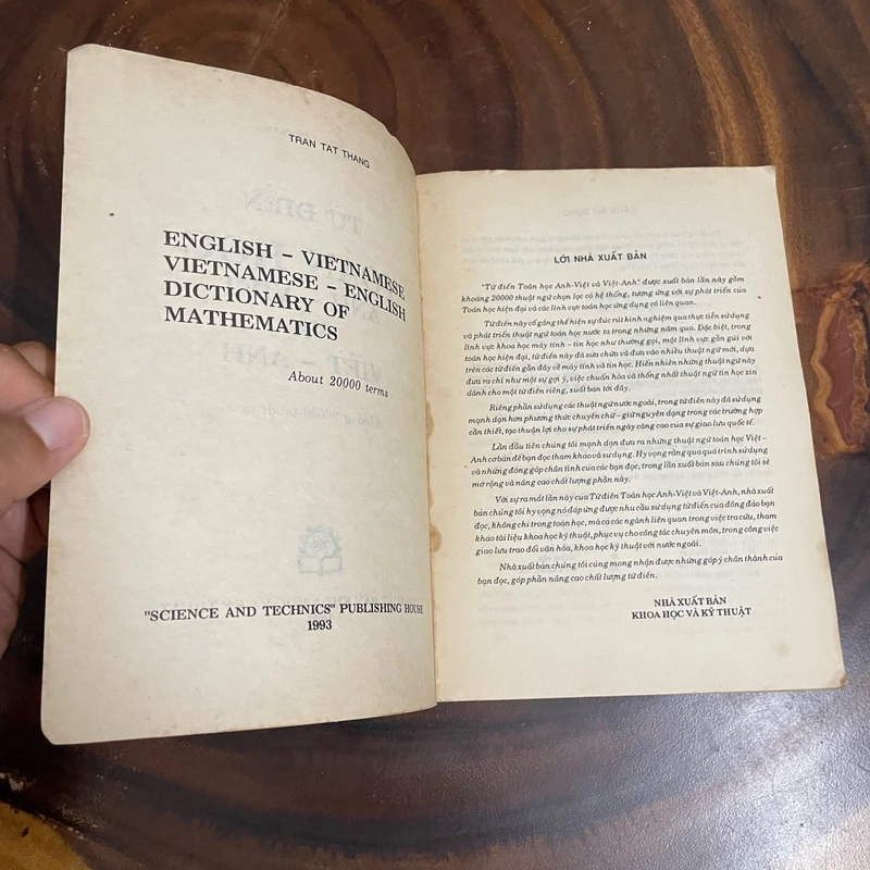 II Từ Điển Toán Học Anh _ Việt - Trần Tất Thắng - 1993 464288