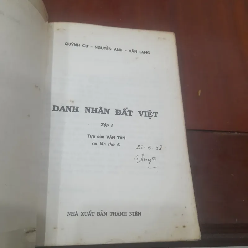 DANH NHÂN ĐẤT VIỆT, tập 1 674888