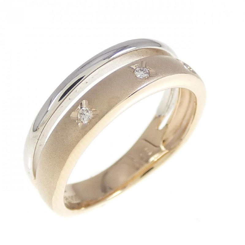 Nhẫn kim cương K18PG/PT900 0.03CT 670142