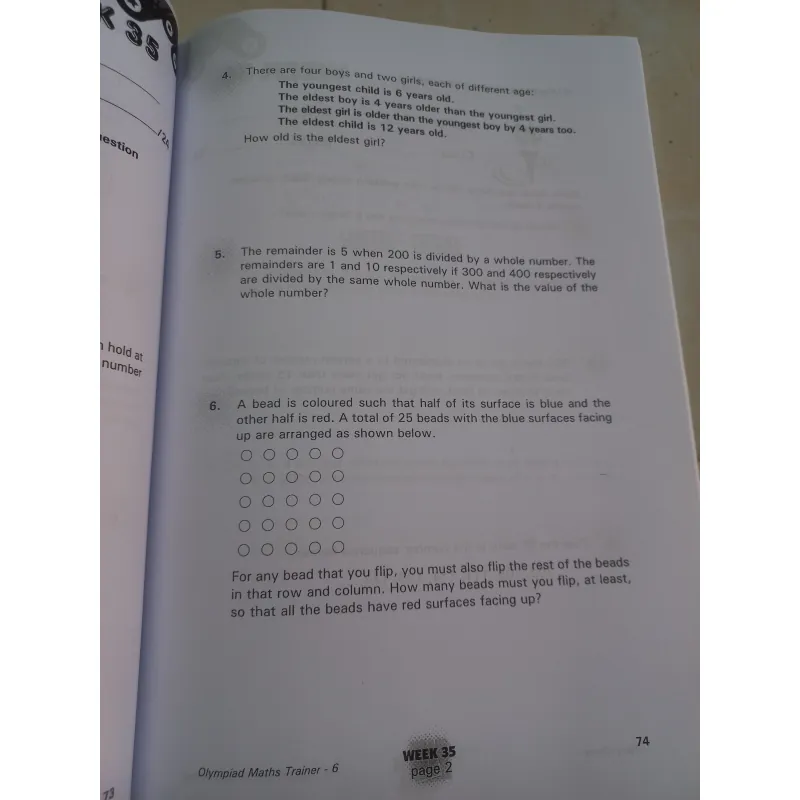 Thanh lý sách Toán Olympic Maths Trainer 4-5-6 (3 cuốn) 732682