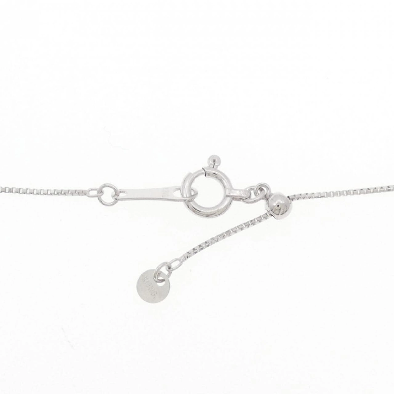 K18WG Dây chuyền kim cương hình trái tim 0.12CT - Hàng hiệu Chính hãng 856454