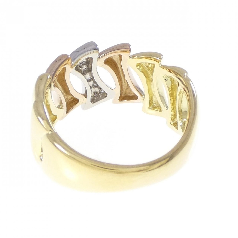 Nhẫn kim cương K18YG/PT900/K18PG 0.05CT - Hàng hiệu Chính hãng 854159