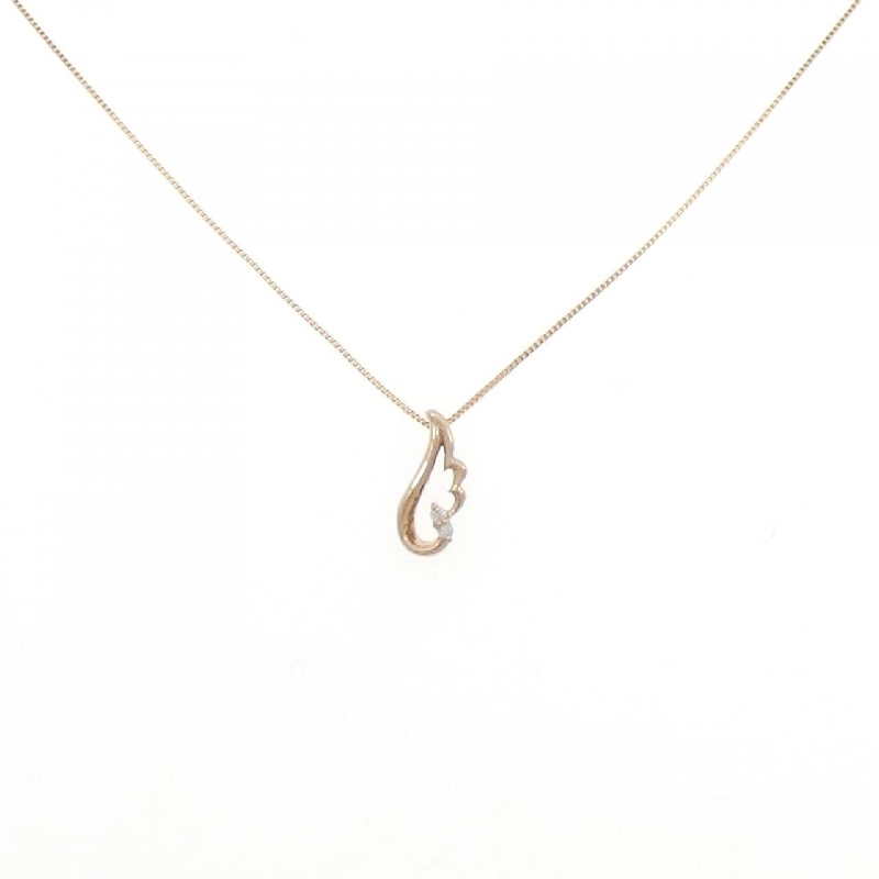 K18PG Dây chuyền kim cương 0.02CT - Hàng hiệu Authentic 856786