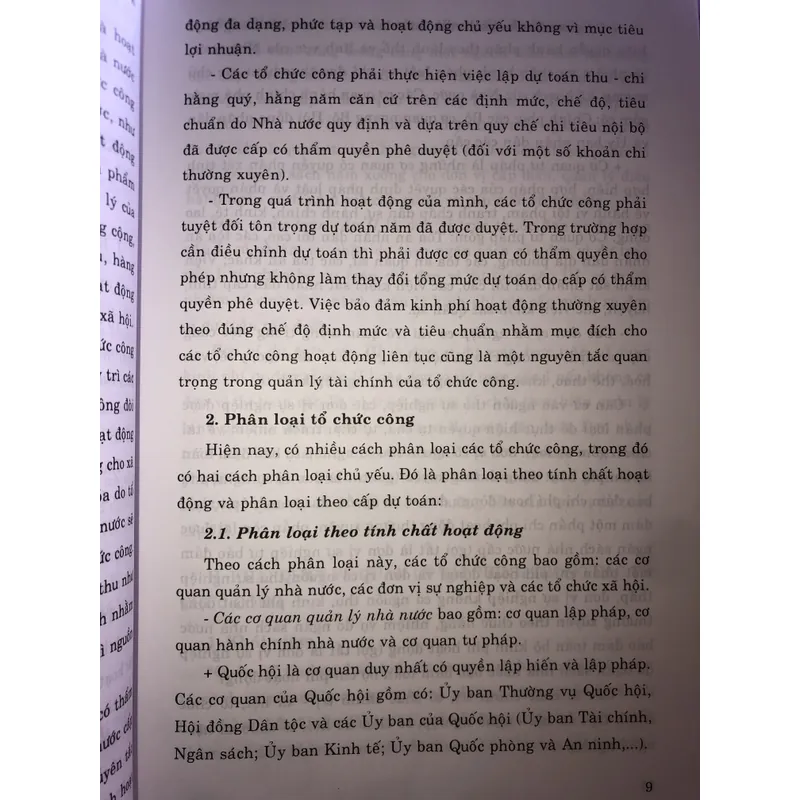 Quản lý tài chính, kế toán trong các tổ chức công 708781
