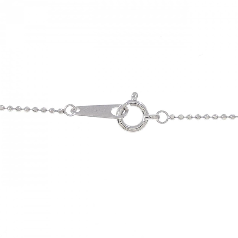 K18WG Dây chuyền kim cương chéo 0.12CT - Hàng hiệu Authentic 856743