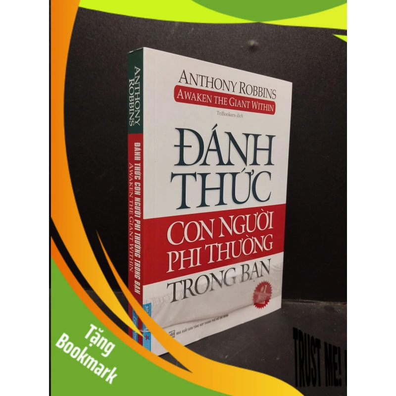 (TẶNG BOOKMARK) Đánh thức con người phi thường trong bạn Anthony Robbins 2023 mới 85% bẩn nhẹ RBK2503 kỹ năng 942550